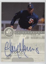 1999 SP Authentic Chirography Gary Matthews Jr #GMj Auto b8u
