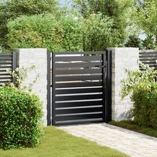 Gartentor Abschließbar Gartentür Gartentor Zauntür Hoftor Pforte Aluminium