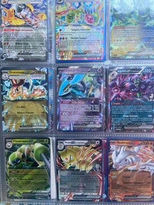Pokemon Karten Set 100 Stück NM 2024-2025-2026 + 10 Holos, 10 Reverse und 3 Ex