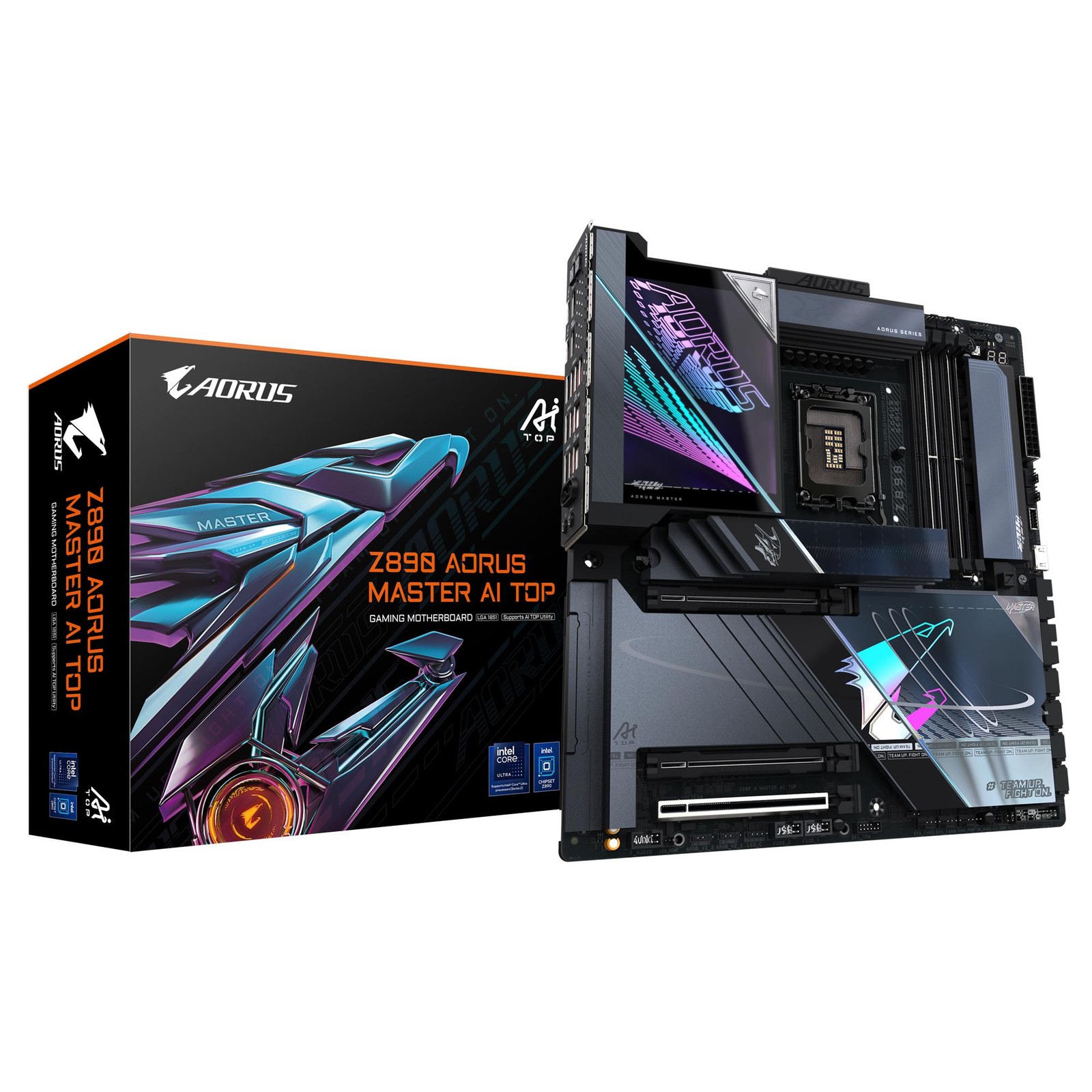 GIGABYTE Z890 AORUS MASTER AI TOP Scheda Madre - Supporta CPU Intel Core Ultra