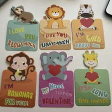 BRAND NEW 24 QTY Mochi squishy toys with matching Valentines