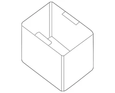 Genuine Nissan Battery Cover 24431-4AF0A