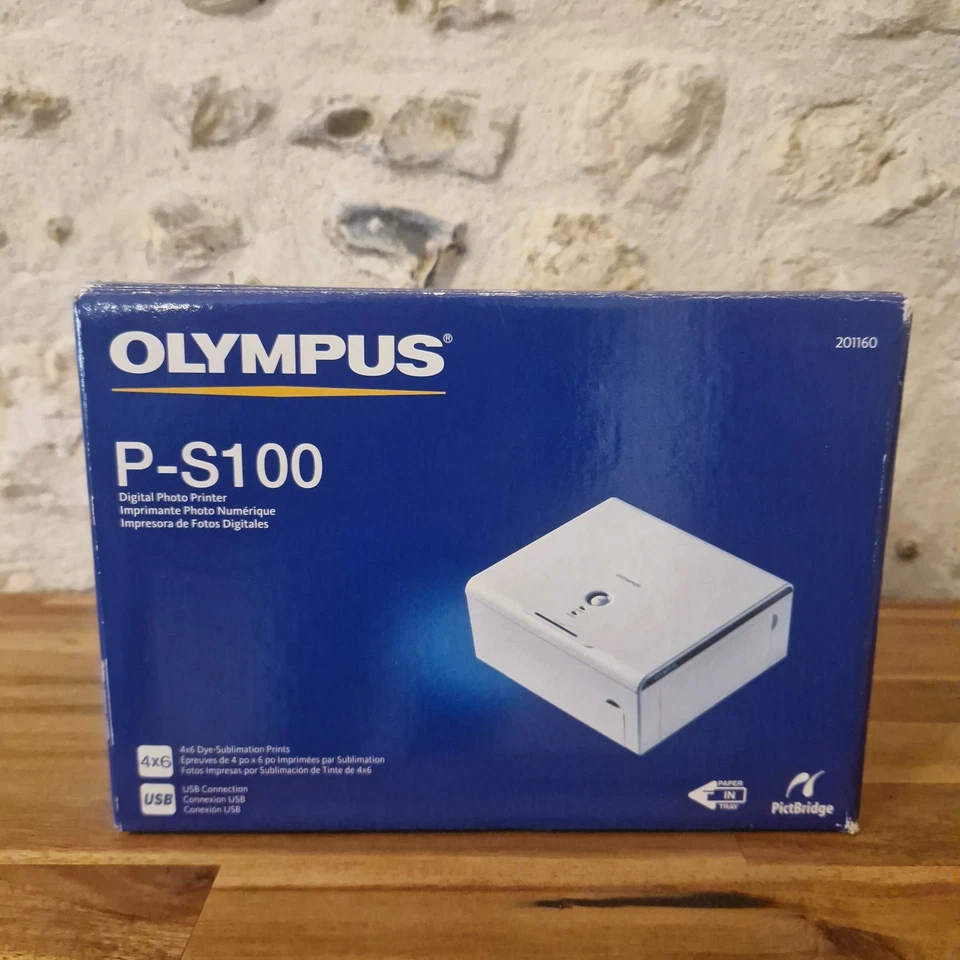 IMPRIMANTE PHOTO NUMERIQUE OLYMPUS P-S100 COMPLET BOITE NOTICE TBE - Photo 1/4