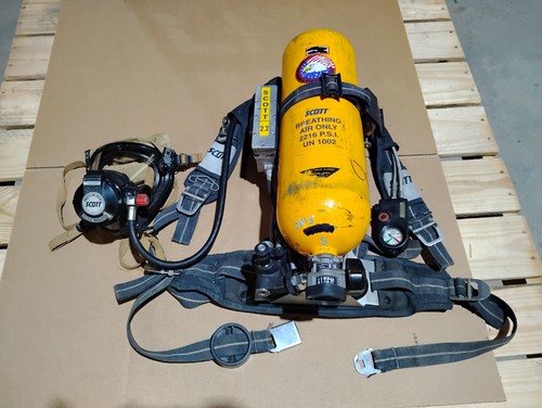 3M / Scott 2.2 Air-Pak Industrial / Fire Service SCBA 9/19 Hydrostatic Date