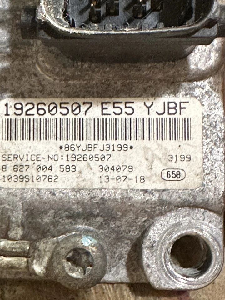 Cadillac CTS SRX 2004-2006 MÓDULO DE CONTROL ECU PCM ECM 19260507 E55 YJBF Foto 3 de 4