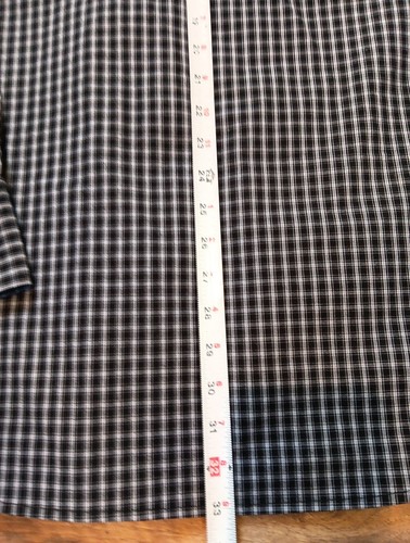 Ariat Shirt Adult Kyrie Tall Stretch Black Plaid Geometric Button Down - Picture 8 of 12