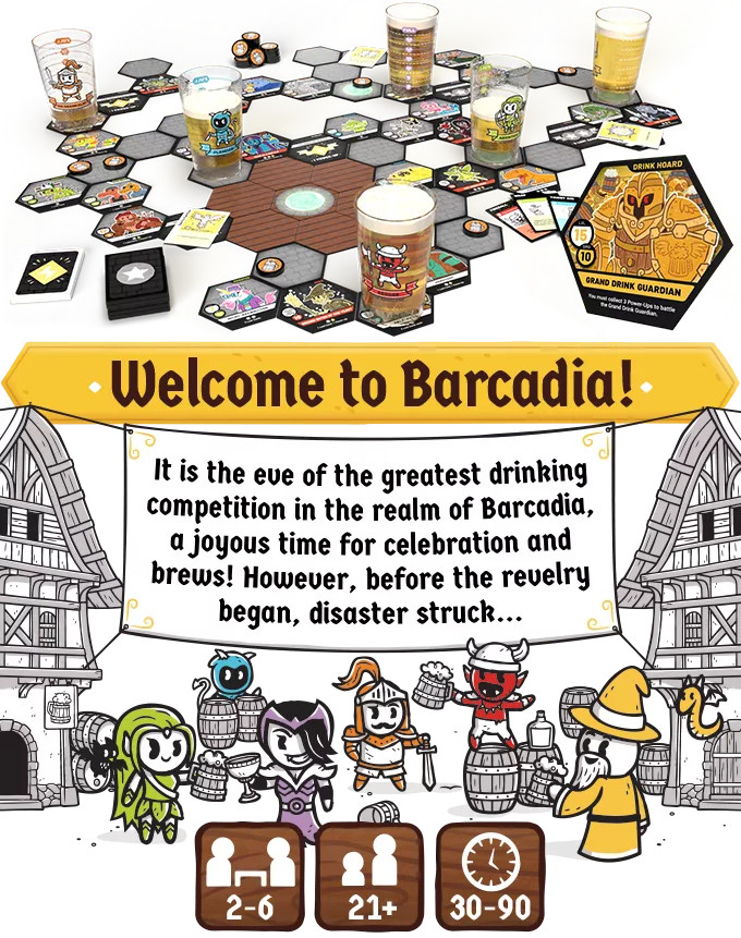 Heroes of Barcadia - Board Game