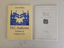H.C. Andersen: Papirklip = paper cuts (Danish Edition) + Seven Poems , 2 Books.