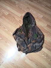 Remington Boys L Realtree Advantage Timber Insulated Hooded Camo Jacket.
