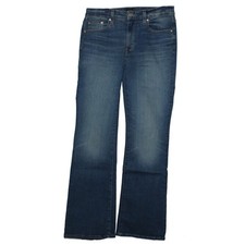 Edwin 1947 Women's Lark Mid-Rise Boot Cut Jeans Blue Flashback Size 29 USA Made