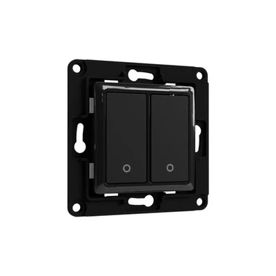 Shelly Wall Switch 2 Multifunktions Lichtschalter 2-fach Wandtaster schwarz - Bild 1 von 3