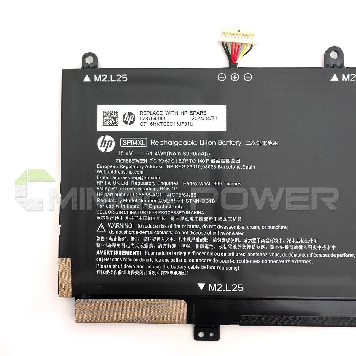 New Genuine SP04XL Battery for HP Spectre X360 13-AP HSTNN-OB1B