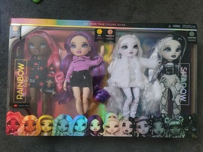 2022 MGA Rainbow High, Shadow High Fashion Doll Set, Daria Emi Heather Natasha