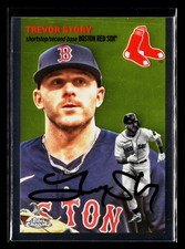Trevor Story 2023 Topps Chrome Platinum #247 Boston Red Sox NO LINES *018