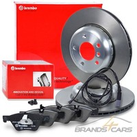 Brembo Bremsscheiben +BremsbelÄGe +Warnkontakt Satz Vorne FÜR BMW 5-ER F10 F11