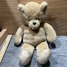 Vintage 1985 Animal Toy Plush Teddy Bear Rare Beige 21 Collector s Stuffed Toy