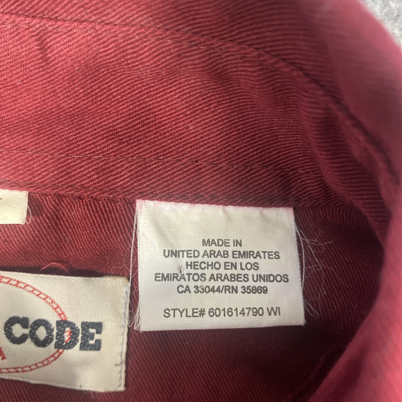 Cowboy Code Button Down Western Style Medium Shirt - image 3