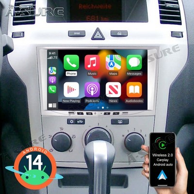 2G+64G Android 14 Carplay GPS NAVI Autoradio Für Opel Astra H Corsa C D Zafira B