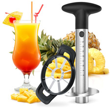 Ookuu Pineapple Corer Cutter Stainless Steel Fruit Pineapple Peeler Slicer