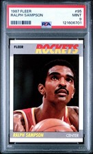1987 Fleer Ralph Sampson #95 PSA 9 MINT Houston Rockets NBA Basketball Look!!