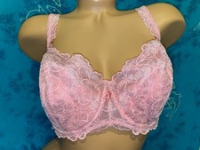 Vintage Victoria  s Secret Angels 2004 Y2K Pink Lace Lined Demi Cup Bra 36DD