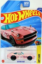 2025 Hot Wheels #62 HW Art Cars Datsun 240Z pink