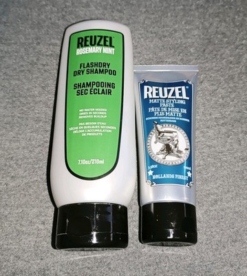 Reuzel Matte Paste Pomade + Reuzel Flashdry Trockenshampoo