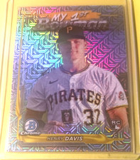 2024 Bowman Chrome Mojo 1st RC Henry Davis #M1B-35 Pittsburg Pirates