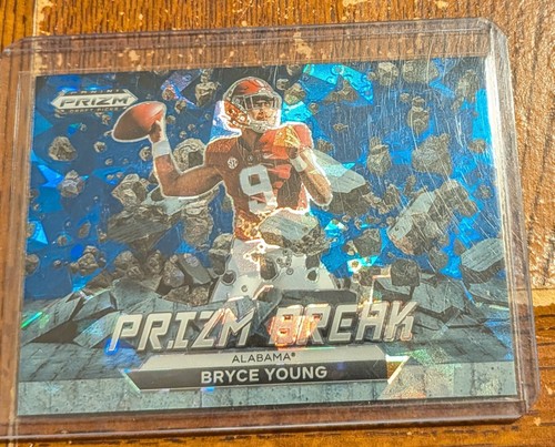 Bryce Young [Blue Ice] #PB-1 2023 Panini Prizm Draft Picks Break card