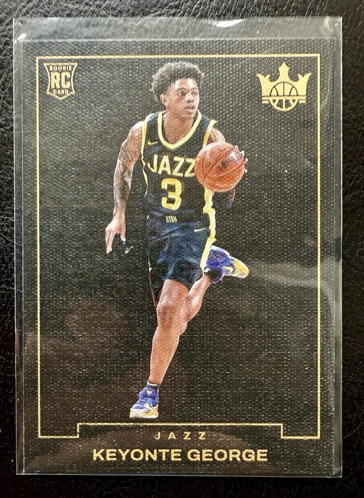 2023-24 Panini Court Kings Keyonte George Blank Slate SSP #18 RC Rookie SP Hit