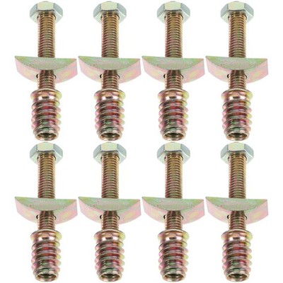  16 Sets Möbelgewindeschrauben Set Universal Headboardteile für Betten