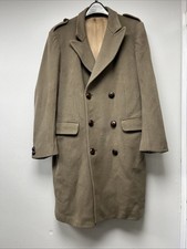 Vintage Dunn & Co Crombie Men's Wool Overcoat size 38-40" Double Breasted