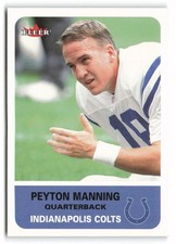 2002 Fleer #121 Peyton Manning Indianapolis Colts