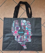 RAR Tasche / Shopper /  "BENCH" schwarz/bunt / Motiv: Kopf mit Kopfhörer