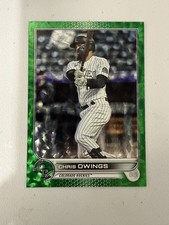 2022 Topps Series 2 - Chris Owings #462 Green Foilboard /499 Rockies