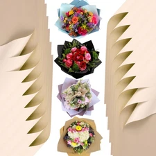 20 Sheets Premium Flower Wrapping Paper | Waterproof Flower Wrapping Paper fo...