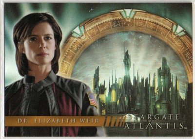 Stargate Atlantis Season 1: C2 Dr Elizabeth Weir Atlantis Crew Chase Card
