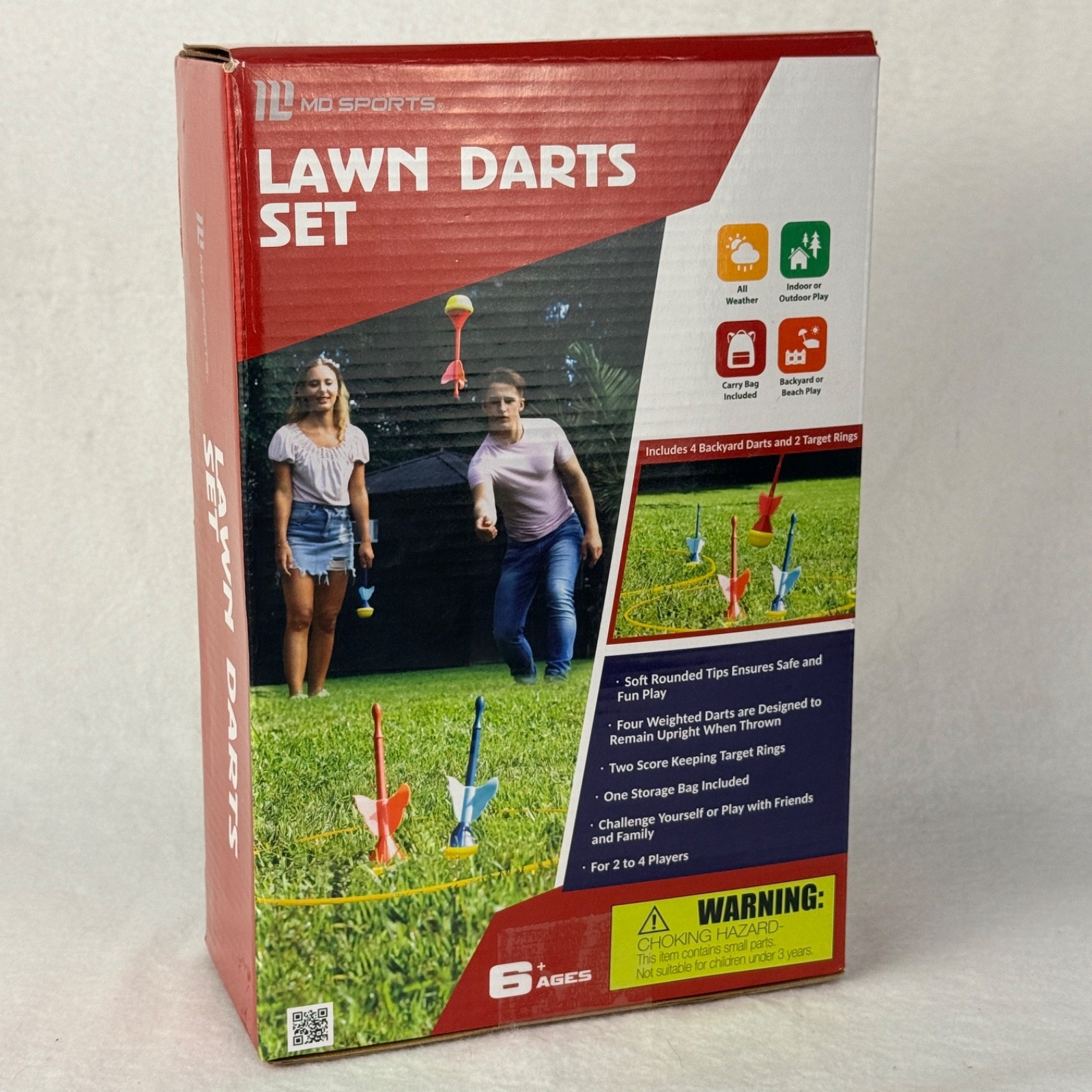 Lawn Darts Set MD Sports New in Original Box Opened for Inspection
