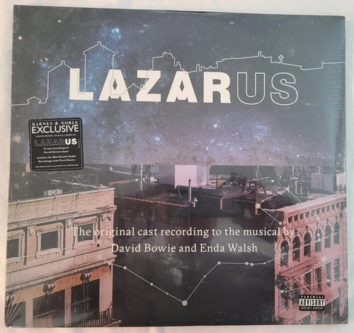 DAVID BOWIE LAZARUS CAST RECORDING B&N EXCLUSIVE 3LP BLACK & WHITE VINYL SEALED