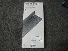  NEW Logitech Keys-To-Go 2 Slim Portable Bluetooth Keyboard 920-012867