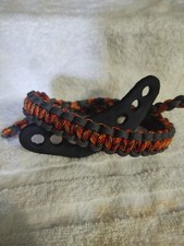 Archery red/yellow camo and gray Bling Sling bow wrist strap FREE SHIP Mathews
