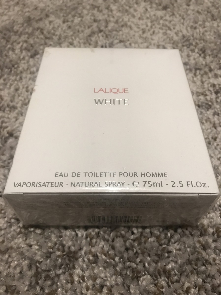 Lalique White Pour HOMME 75ml 2.5Fl.Oz. EDT Spray New Sealed | eBay