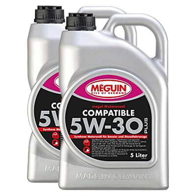 Motoröl megol Compatible SAE 5W-30 Plus Meguin 2 X 5 Liter für BMW MAN Mercedes