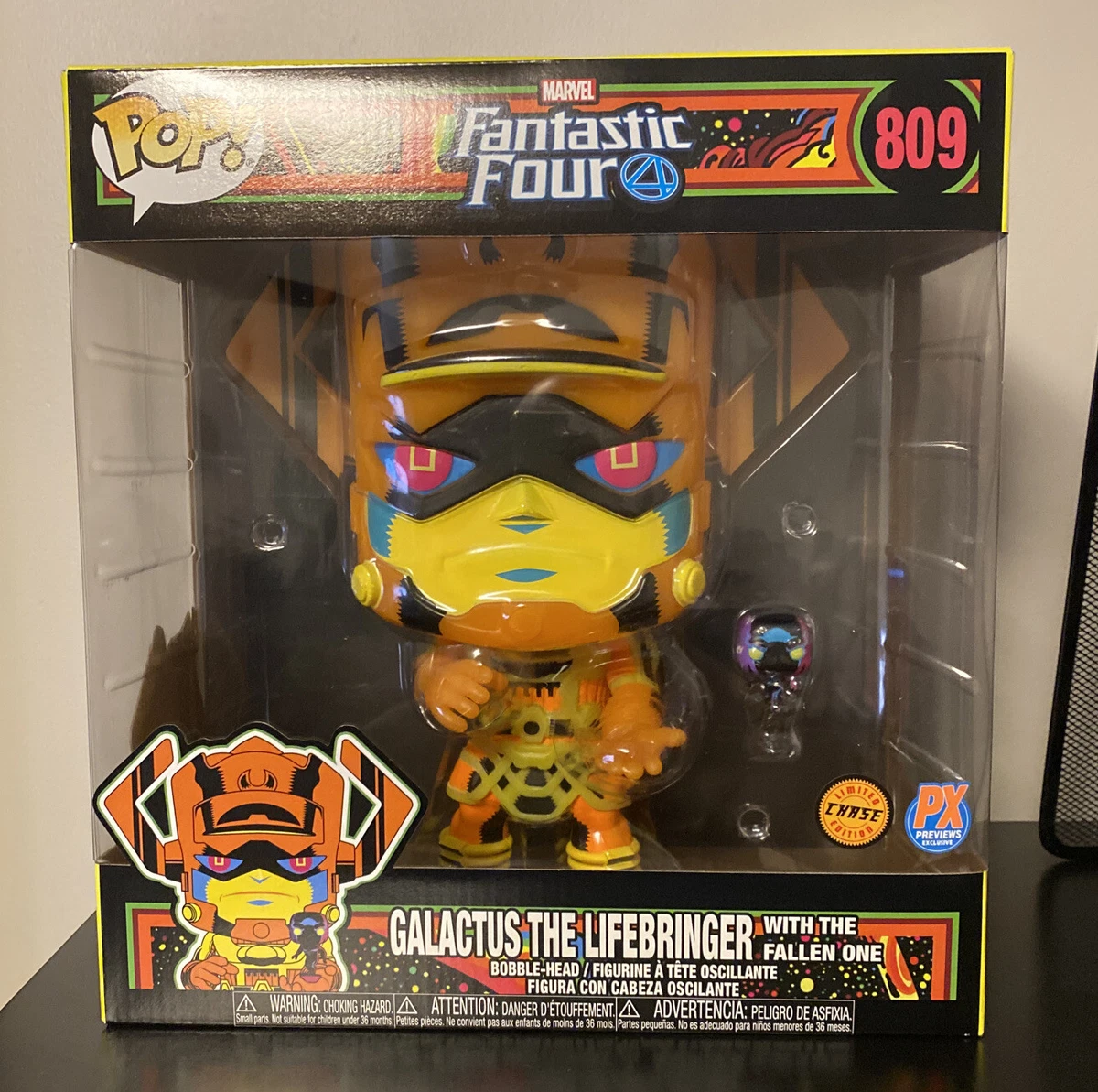 Funko POP! Jumbo: Fantastic 4 Galactus with Silver Surfer 10-in Vinyl Figure