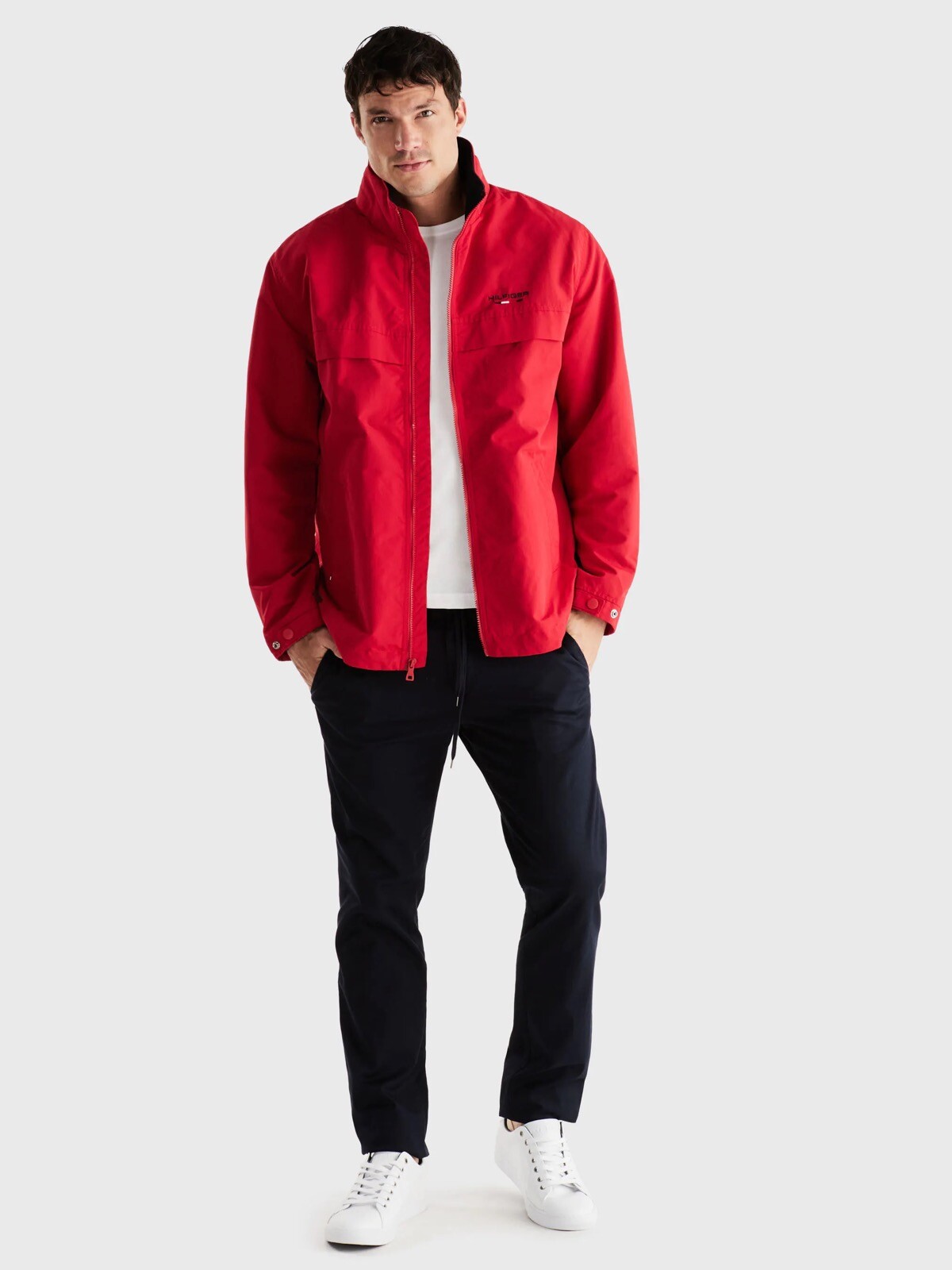 tommy yacht jacket red