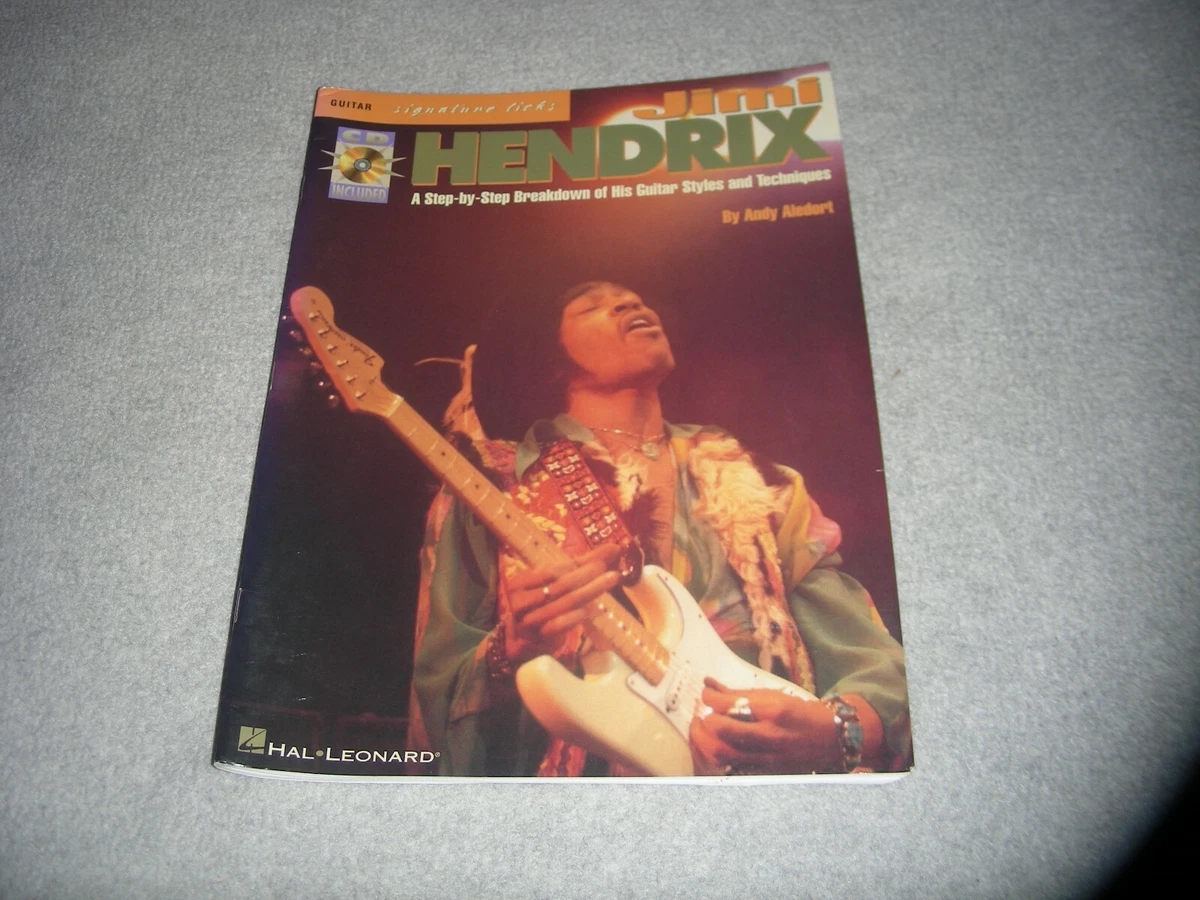 Signature Licks Jimi Hendrix Step by Step Breakdown Guitar by Andy Aledort w CD