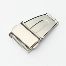 22mm Stainless Steel Deployment Buckle Watch Band Strap Clasp Buckle (G2D2)