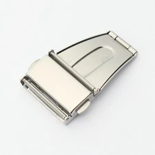 22mm Stainless Steel Deployment Buckle Watch Band Strap Clasp Buckle (G2D2)