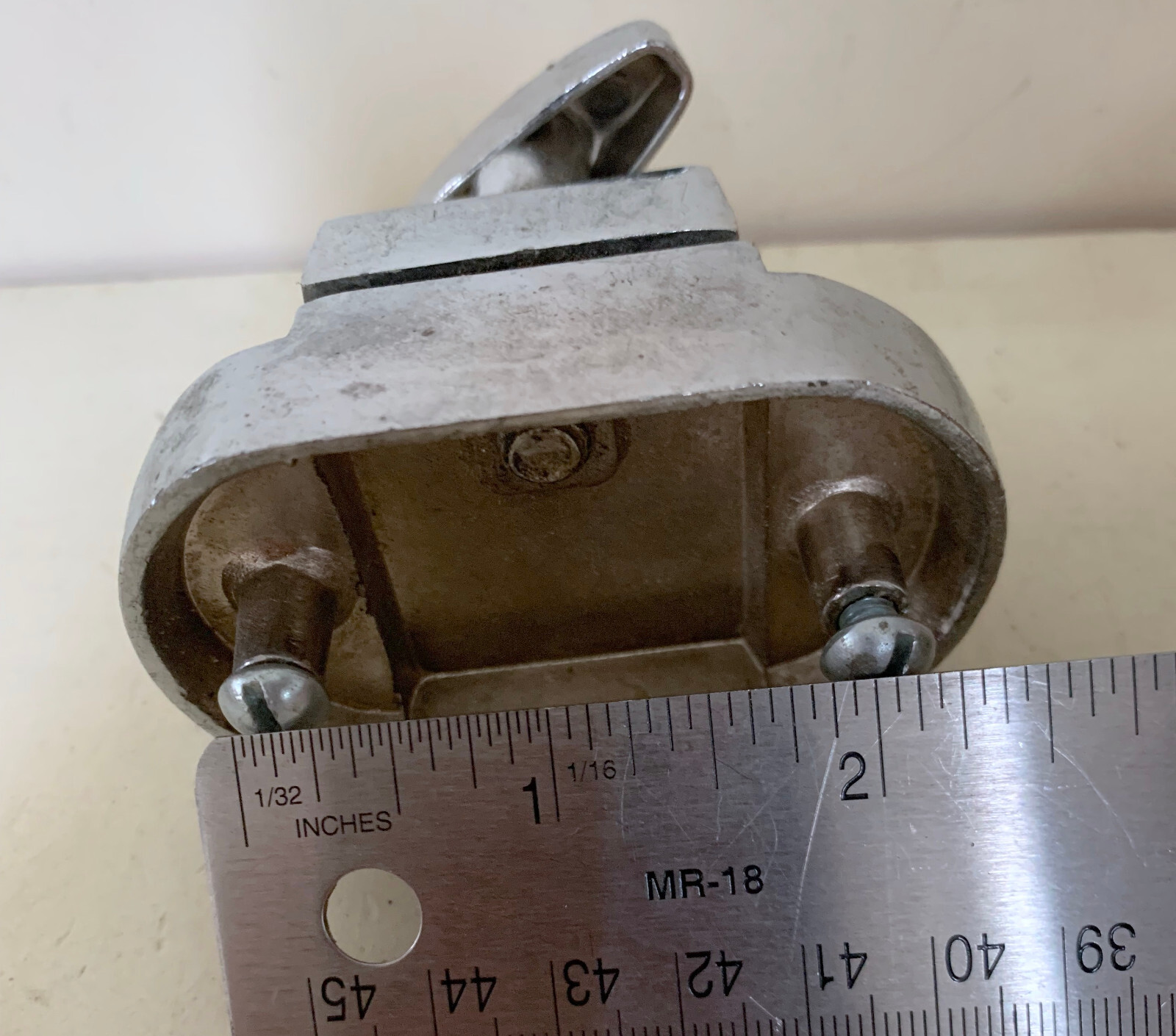 TOM MOUNT Rack Floor Tom Leg Arm Bracket Holder Part Hinged 90s Vtg Import 1 7/8