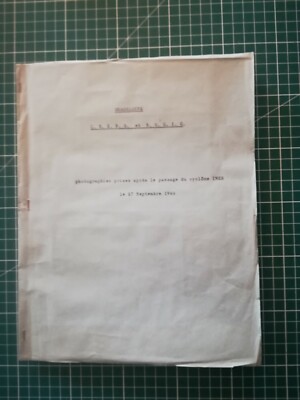 DD159 FOTO SEHR GUTER ZUSTAND 1966 - 8 Fotos 12x9 cm Guadeloupe nach Zyklon Ines